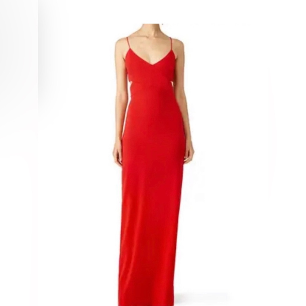 Badgley Mischka Red Gown